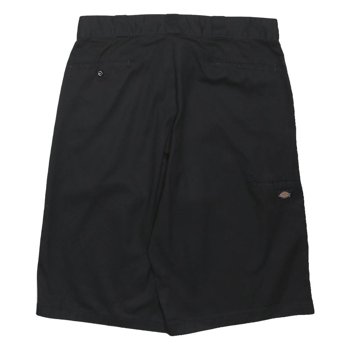DICKIES Mens Shorts Black Casual XL W38 Loose Fit Polyester Blend Comfortable