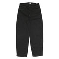 SELECTED FEMME Womens Jeans Black Regular Straight Denim W30 L27 Zip Closure