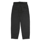 SELECTED FEMME Womens Jeans Black Regular Straight Denim W30 L27 Zip Closure