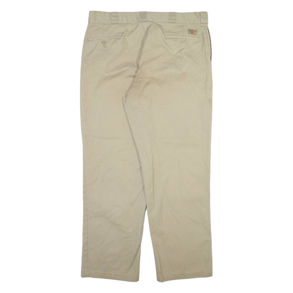 DICKIES 874 Workwear Mens Trousers Beige Regular Straight W40 L32