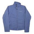 COLUMBIA Womens Blue Jacket XS Polyester Blend Plain Zip Outdoor Warm Activewear