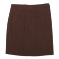 KENZO Womens Brown Wool Straight Knee Length Skirt L Classic Elegant Fit