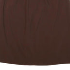 KENZO Womens Brown Wool Straight Knee Length Skirt L Classic Elegant Fit