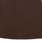 KENZO Womens Brown Wool Straight Knee Length Skirt L Classic Elegant Fit