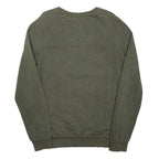 DIESEL Mens Green Cotton Blend Crew Neck M Tiger Graphic Sweatshirt