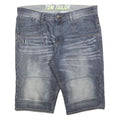 TOM TAILOR Mens Denim Blue Casual Shorts 2XL W42 Cotton Blend Relaxed Fit