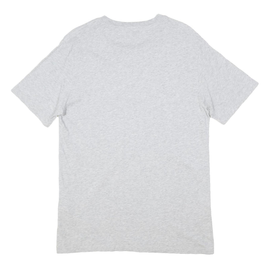 LEVI'S Mens Grey Red Logo Classic T-Shirt M Short Sleeve Crew Neck Cotton Blend