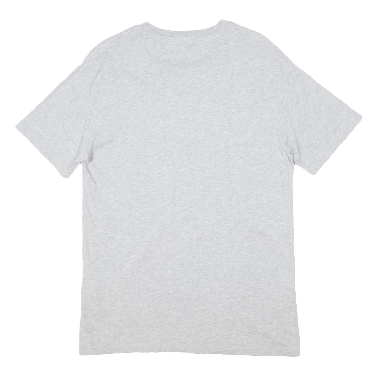 LEVI'S Mens Grey Red Logo Classic T-Shirt M Short Sleeve Crew Neck Cotton Blend