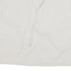 CHEROKEE Womens White Cotton Blend Straight Knee Length Woven Skirt UK 12 Casual