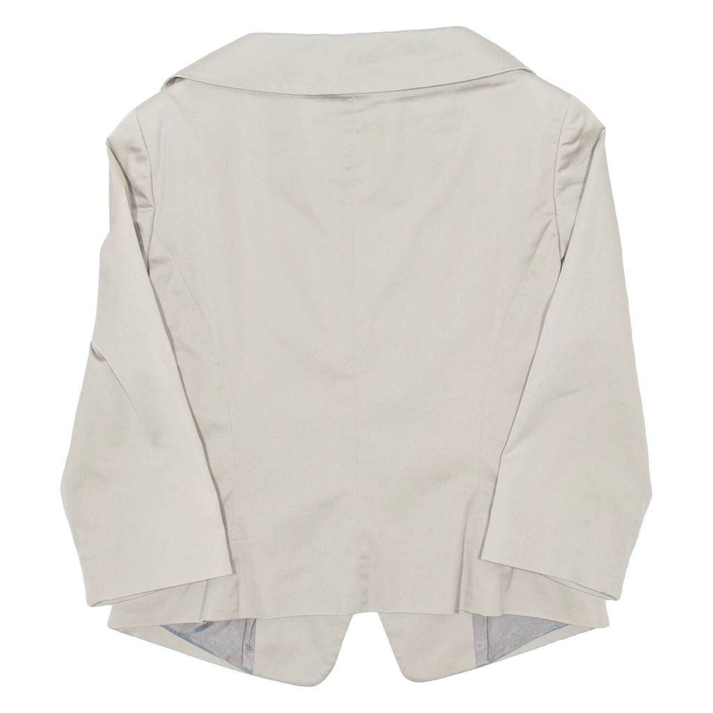 PIU & PIU Womens Blazer Jacket Beige S