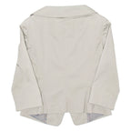 PIU & PIU Womens Blazer Jacket Beige S