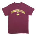 ELITE FAN Mens Maroon Loyola University Chicago T-Shirt M Short Sleeve Crew Neck