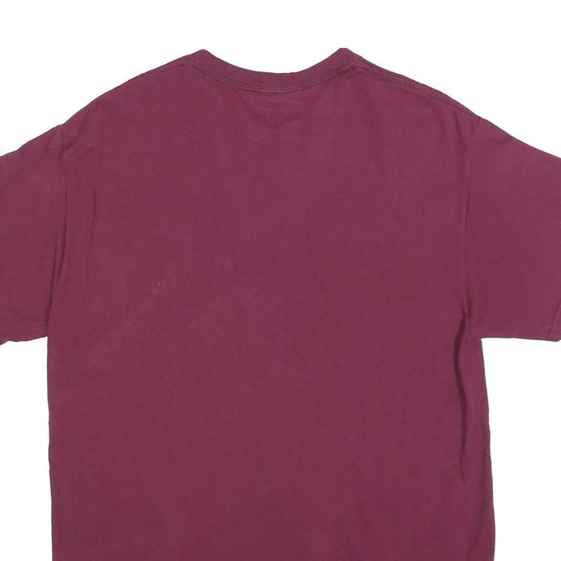 ELITE FAN Mens Maroon Loyola University Chicago T-Shirt M Short Sleeve Crew Neck