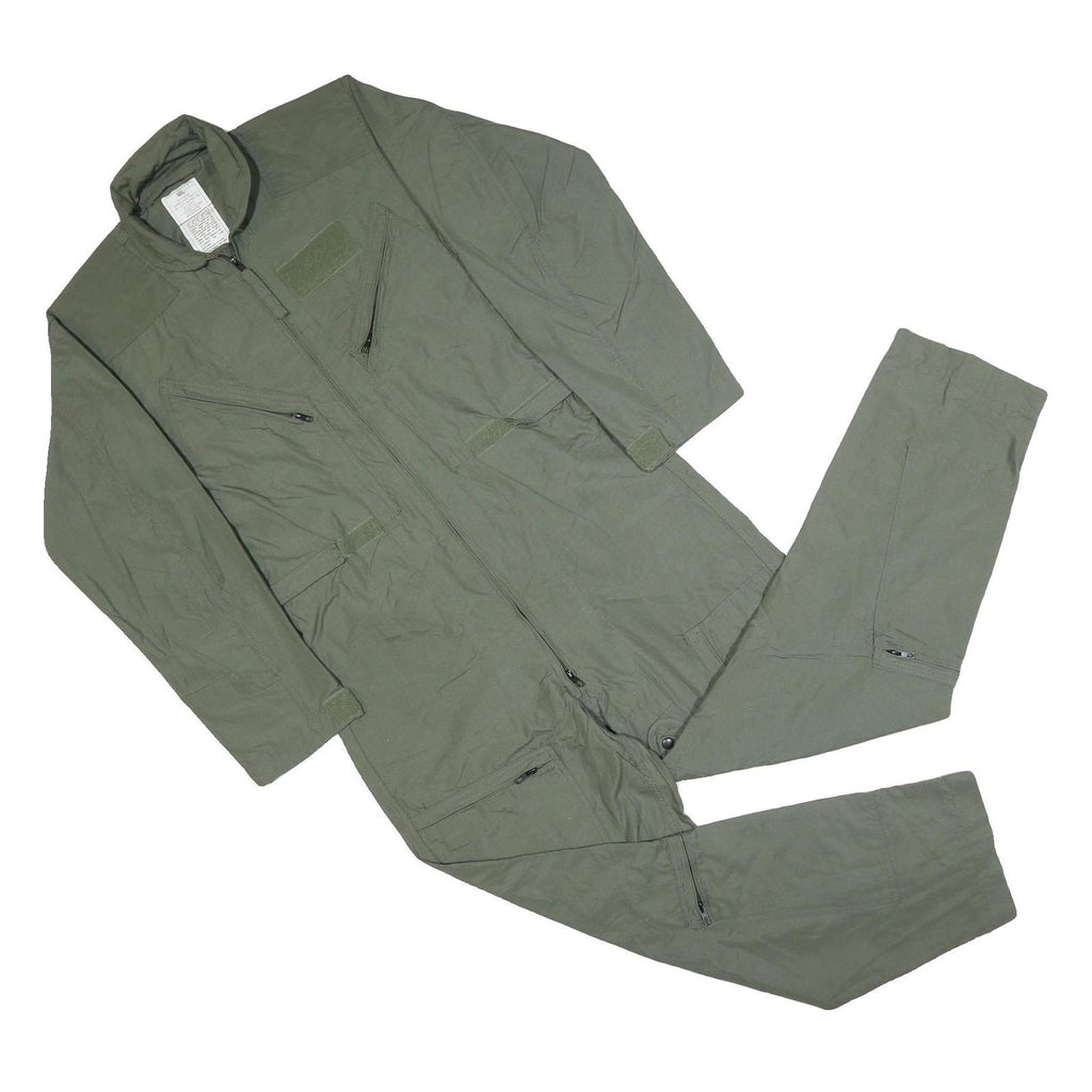 CARTER INDUSTRIES Mens Green Dungarees Regular Synthetic M W36 L30 Zip Pockets