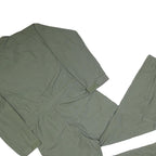 CARTER INDUSTRIES Mens Green Dungarees Regular Synthetic M W36 L30 Zip Pockets