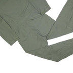 CARTER INDUSTRIES Mens Green Dungarees Regular Synthetic M W36 L30 Zip Pockets