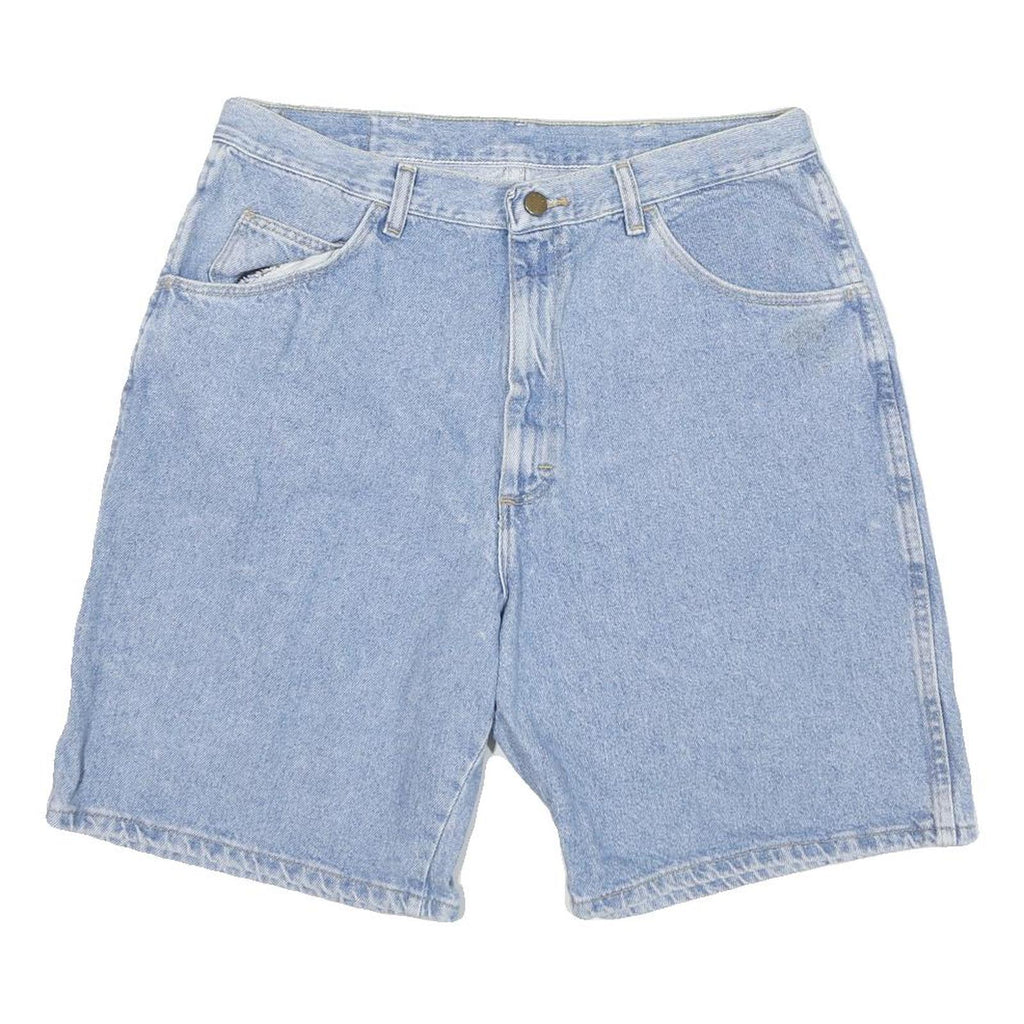 WRANGLER Mens Shorts Blue Denim Casual L W36 Classic Fit Summer