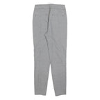 REISS Womens Slim Grey Polyester Blend Trousers W26 L28 Zip Closure Plain