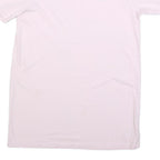 ADIDAS Womens Pink Cotton Blend T-Shirt Dress Plain Short Sleeve UK 8 Casual