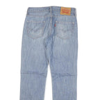 LEVI'S 511 Mens Jeans Blue Slim Straight Denim Medium W30 L30 Slim Fit Zip