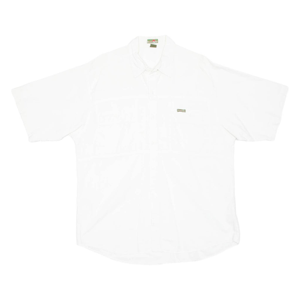 Mens Plain Shirt White L