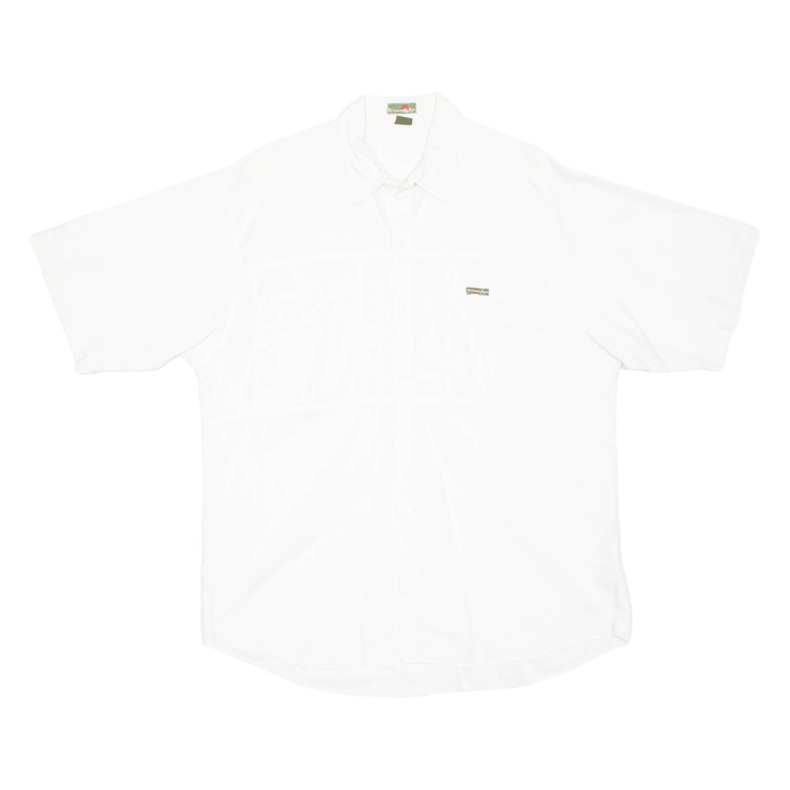 Mens Plain Shirt White L