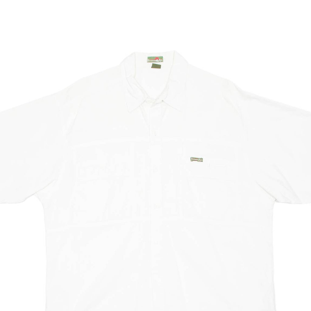 Mens Plain Shirt White L