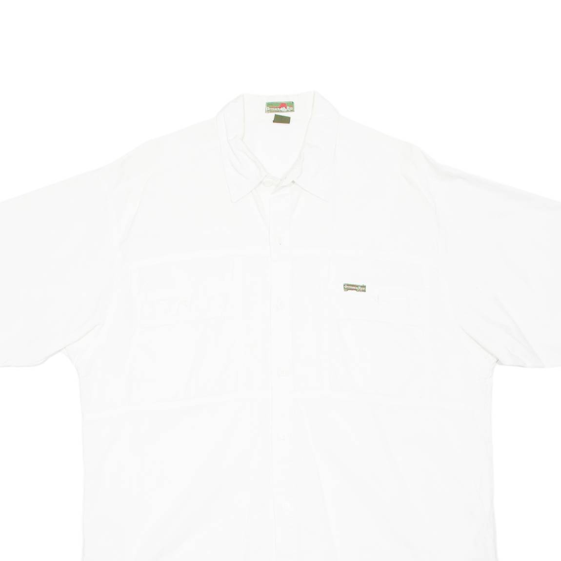 Mens Plain Shirt White L
