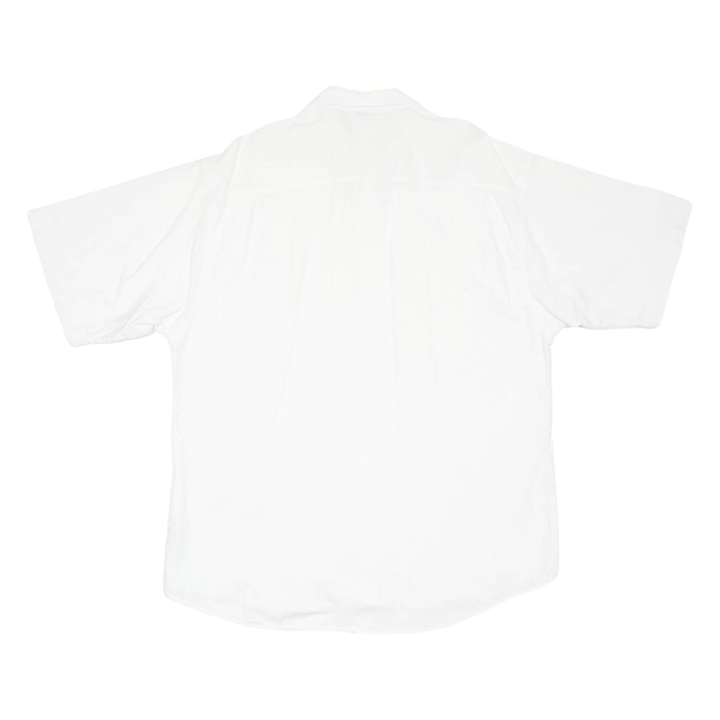 Mens Plain Shirt White L