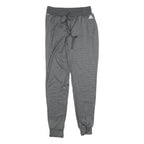ADIDAS Womens Joggers Grey S W26 L30 Cotton Blend Regular Fit Tapered Leg Sport