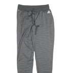 ADIDAS Womens Joggers Grey S W26 L30 Cotton Blend Regular Fit Tapered Leg Sport