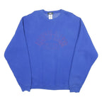CAROLINA COTTONS Mens Blue College Logo Crew Neck XL Sweatshirt Casual