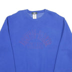 CAROLINA COTTONS Mens Blue College Logo Crew Neck XL Sweatshirt Casual