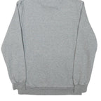 PUMA Mens Grey Pullover Hoodie S Cotton Blend Drawstring Hood Logo Sweatshirt