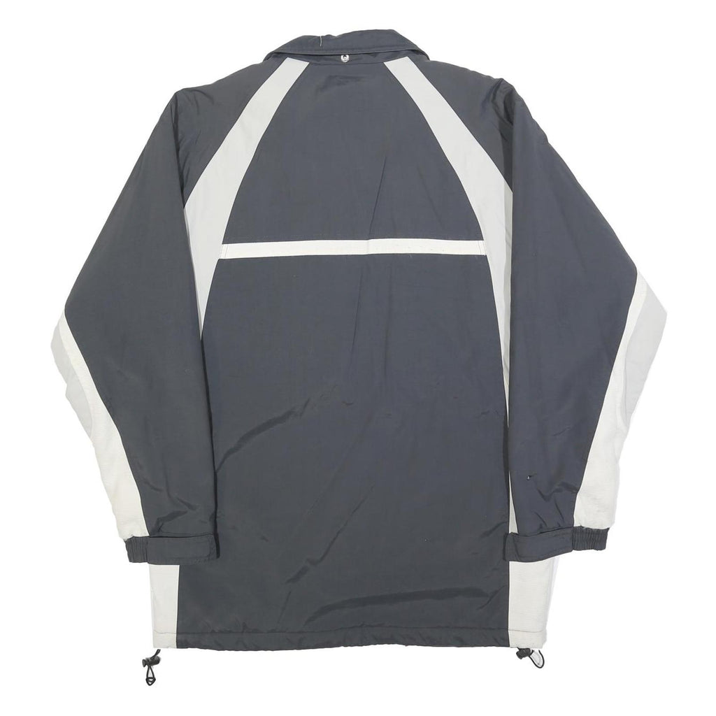 FIREFLY Mens Grey & White Outdoor Jacket XS Polyester Blend Zip Pockets