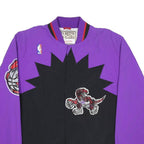 MITCHELL & NESS 90s Mens Purple & Black Toronto Raptors Bomber Jacket M Nylon