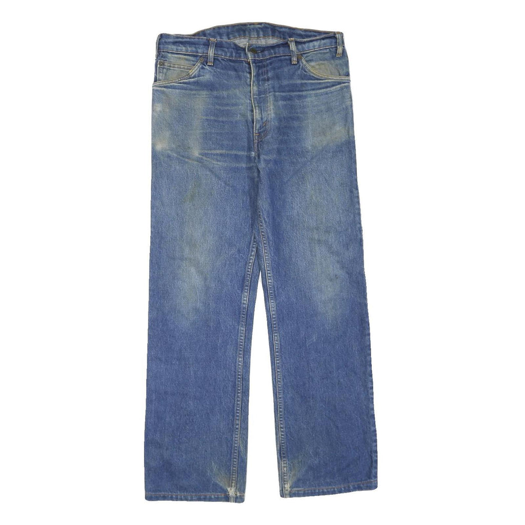 LEVI'S 630 02 Mens Regular Blue Denim W33 L28 Classic Zip Closure Casual Jeans