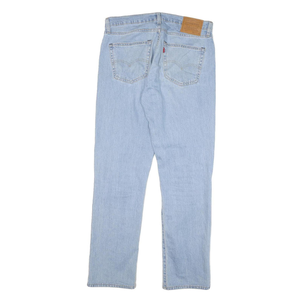 LEVI'S 511 Slim Mens Jeans Light Blue Slim Straight Denim Medium W33 L31 Zip
