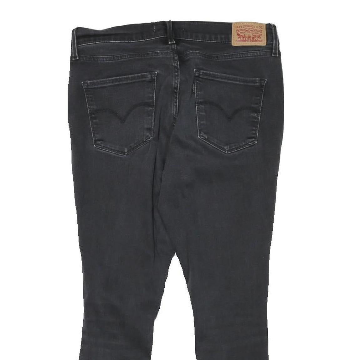 LEVI'S Womens Slim Black Skinny Denim Medium W30 L28 311 Cotton Blend Zip Jeans