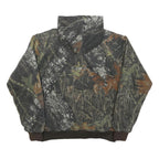MOSSY OAK Mens Camouflage Hoodie Jacket M Cotton Blend Zip Outdoor Pattern