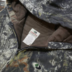 MOSSY OAK Mens Camouflage Hoodie Jacket M Cotton Blend Zip Outdoor Pattern