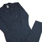 DICKIES Mens Blue Dungarees Regular Fit Polyester Blend 2XL W48 L32 Workwear