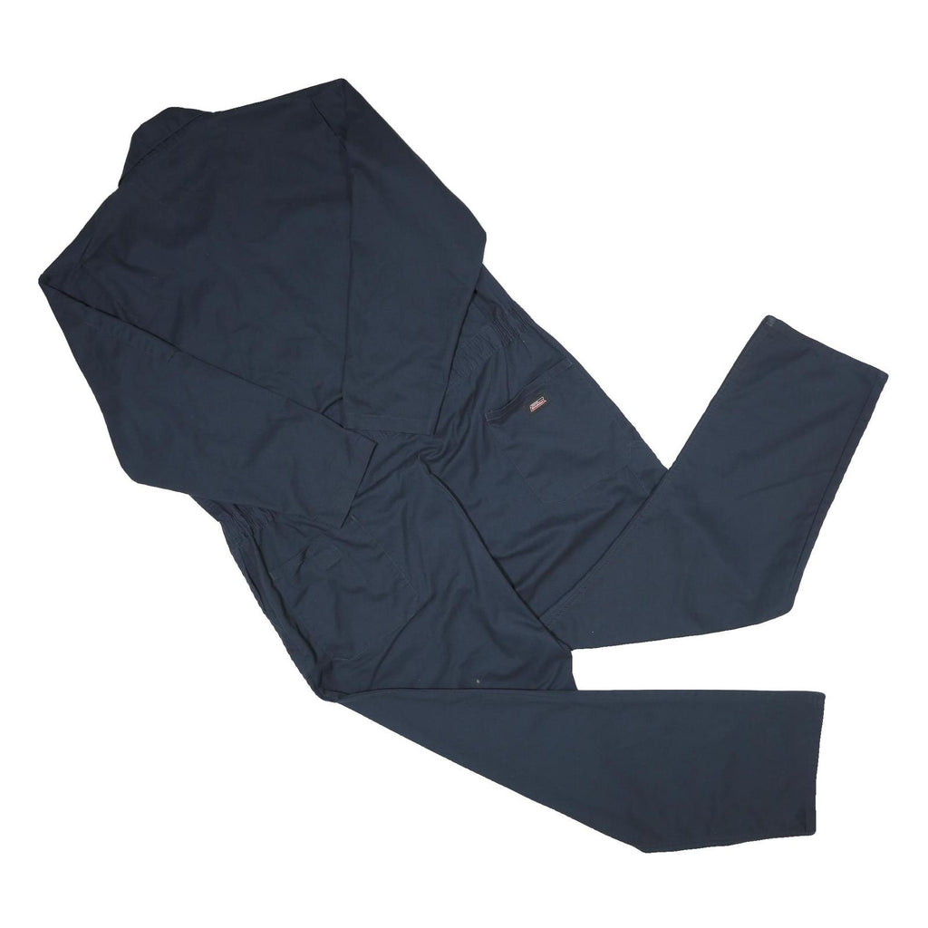 DICKIES Mens Blue Dungarees Regular Fit Polyester Blend 2XL W48 L32 Workwear