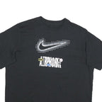 NIKE Mens Black & Yellow Graphic Modern T-Shirt M Short Sleeve Crew Neck Printed