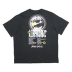 NIKE Mens Black & Yellow Graphic Modern T-Shirt M Short Sleeve Crew Neck Printed