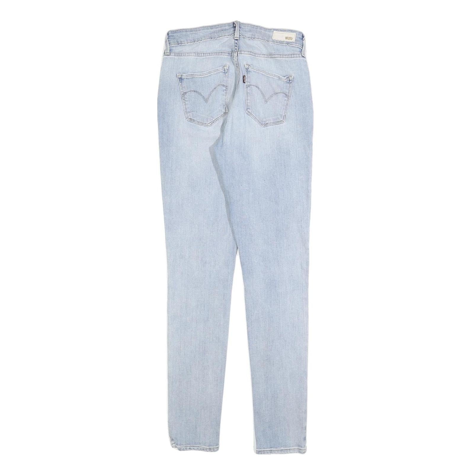 LEVI'S Womens Jeans Blue Slim Skinny Denim Light W26 L32 Classic Style Zip