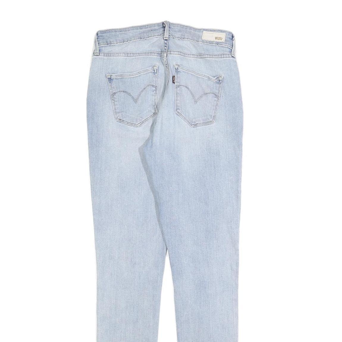 LEVI'S Womens Jeans Blue Slim Skinny Denim Light W26 L32 Classic Style Zip