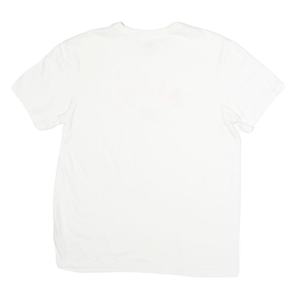 NIKE Mens White Miami Graphic T-Shirt M Short Sleeve Crew Neck Casual Cotton