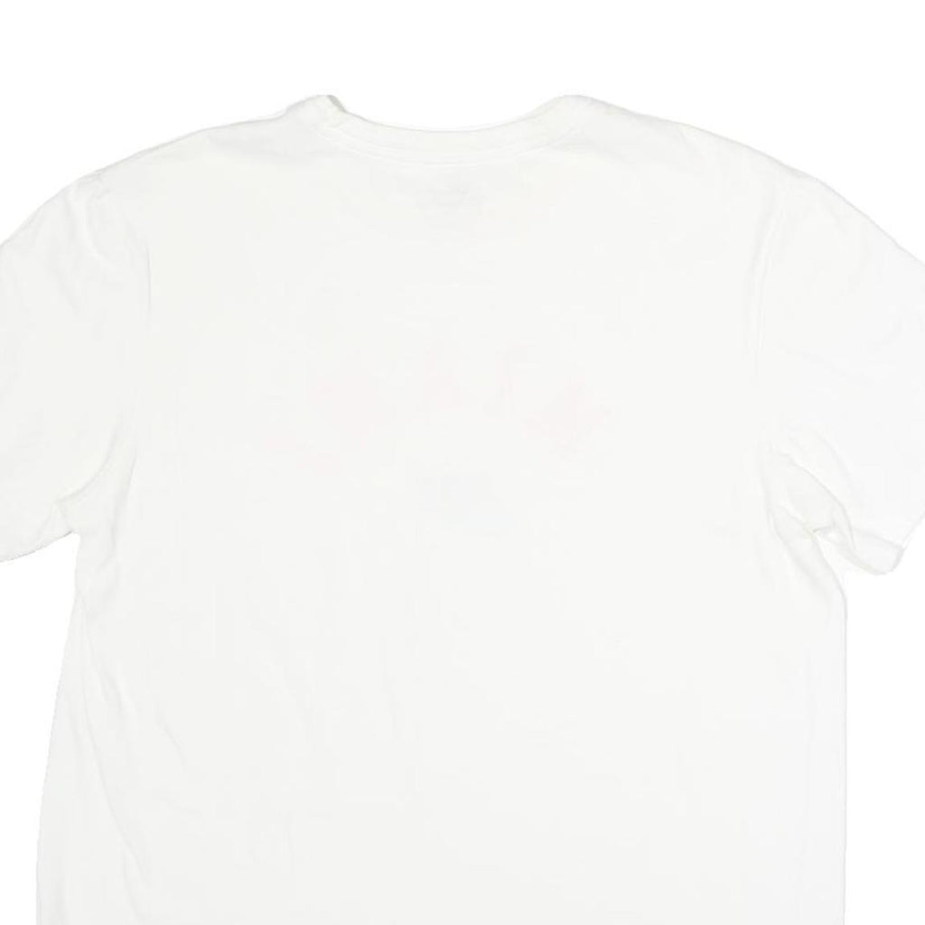 NIKE Mens White Miami Graphic T-Shirt M Short Sleeve Crew Neck Casual Cotton