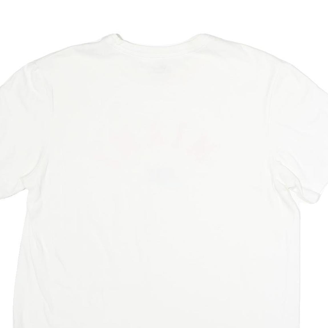 NIKE Mens White Miami Graphic T-Shirt M Short Sleeve Crew Neck Casual Cotton